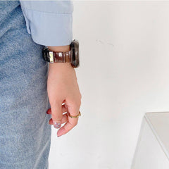 【5色】 スリム クリアー バンド Applewatch専用 apple watch バンド givgiv