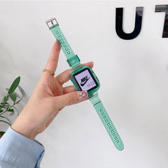 【5色】 スリム クリアー バンド Applewatch専用 apple watch バンド givgiv 38mm/40mm/41mm用 05グリーン