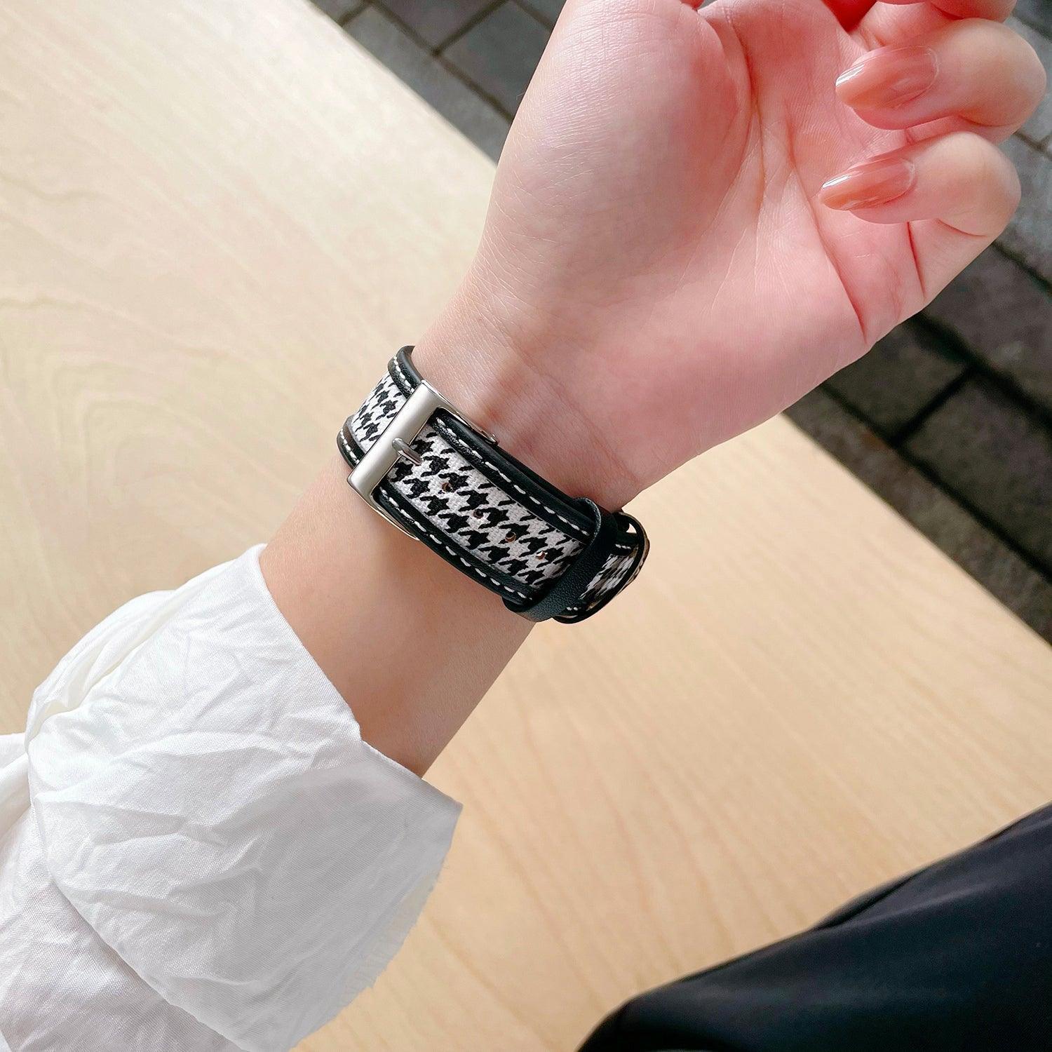 【6色】モーダン パターン 本革 アップルウォッチ バンド apple watch バンド givgiv