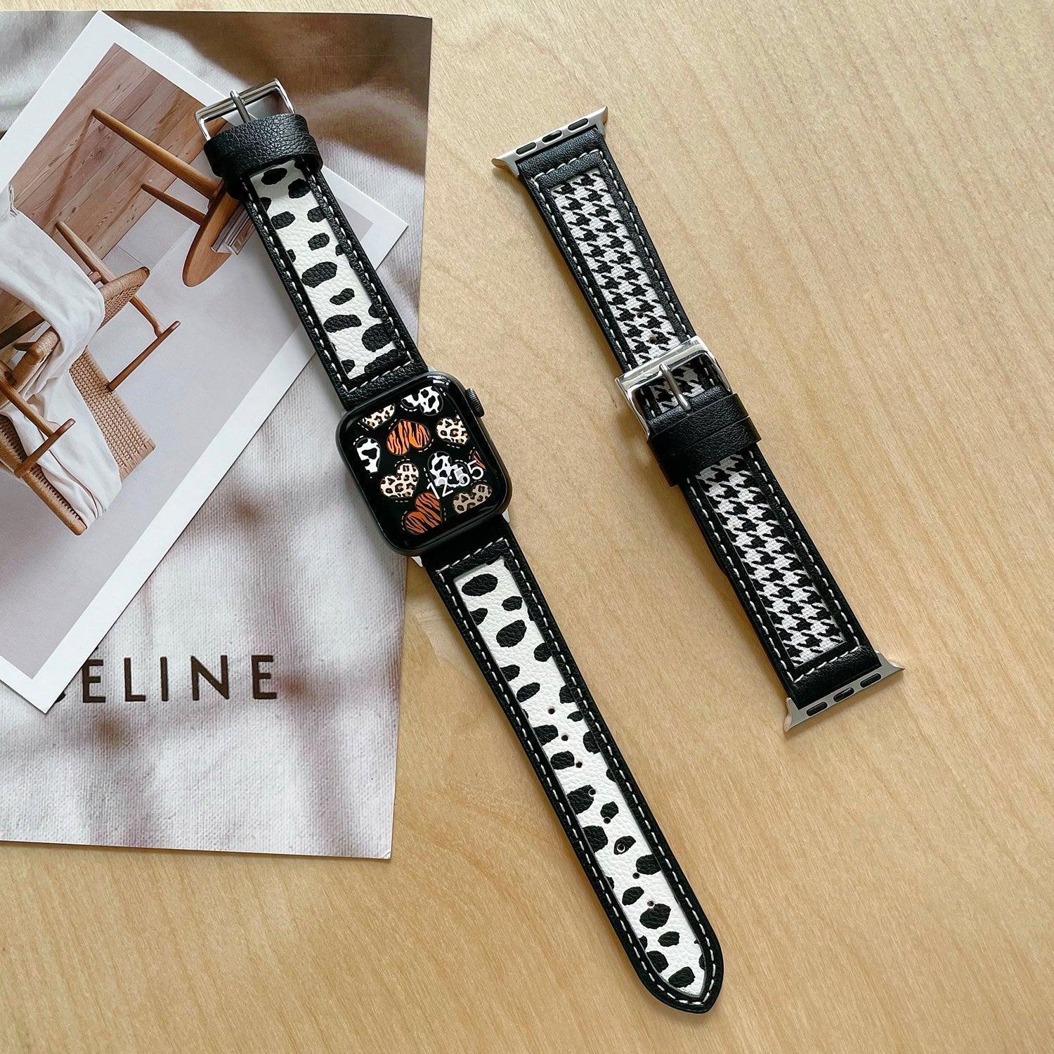 【6色】モーダン パターン 本革 アップルウォッチ バンド apple watch バンド givgiv