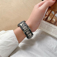 【6色】モーダン パターン 本革 アップルウォッチ バンド apple watch バンド givgiv