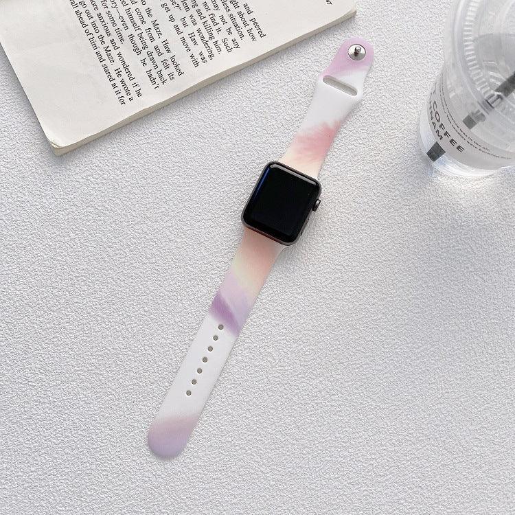 【6色】ペイントウォーターカラー シリコンバンド applewatch apple watch バンド givgiv #05 (バンドのみ) 38mm/40mm/41mm用