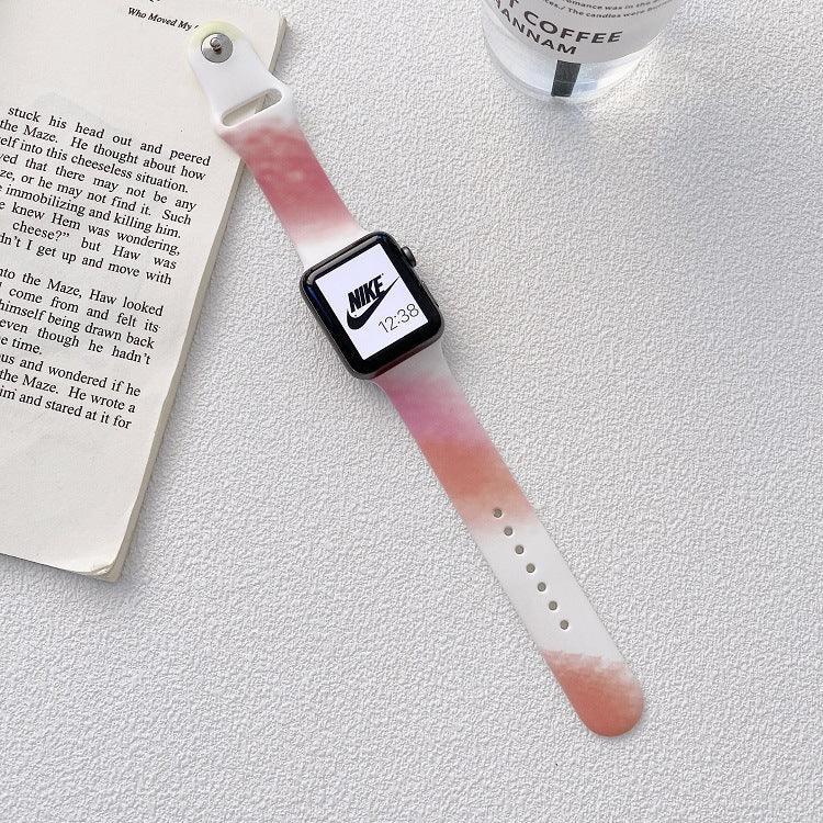 【6色】ペイントウォーターカラー シリコンバンド applewatch apple watch バンド givgiv #06 (バンドのみ) 38mm/40mm/41mm用