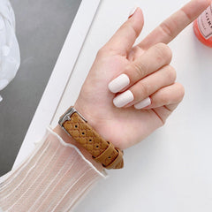 【6色】スリム スクエア 本革 applewatchバンド apple watch バンド givgiv