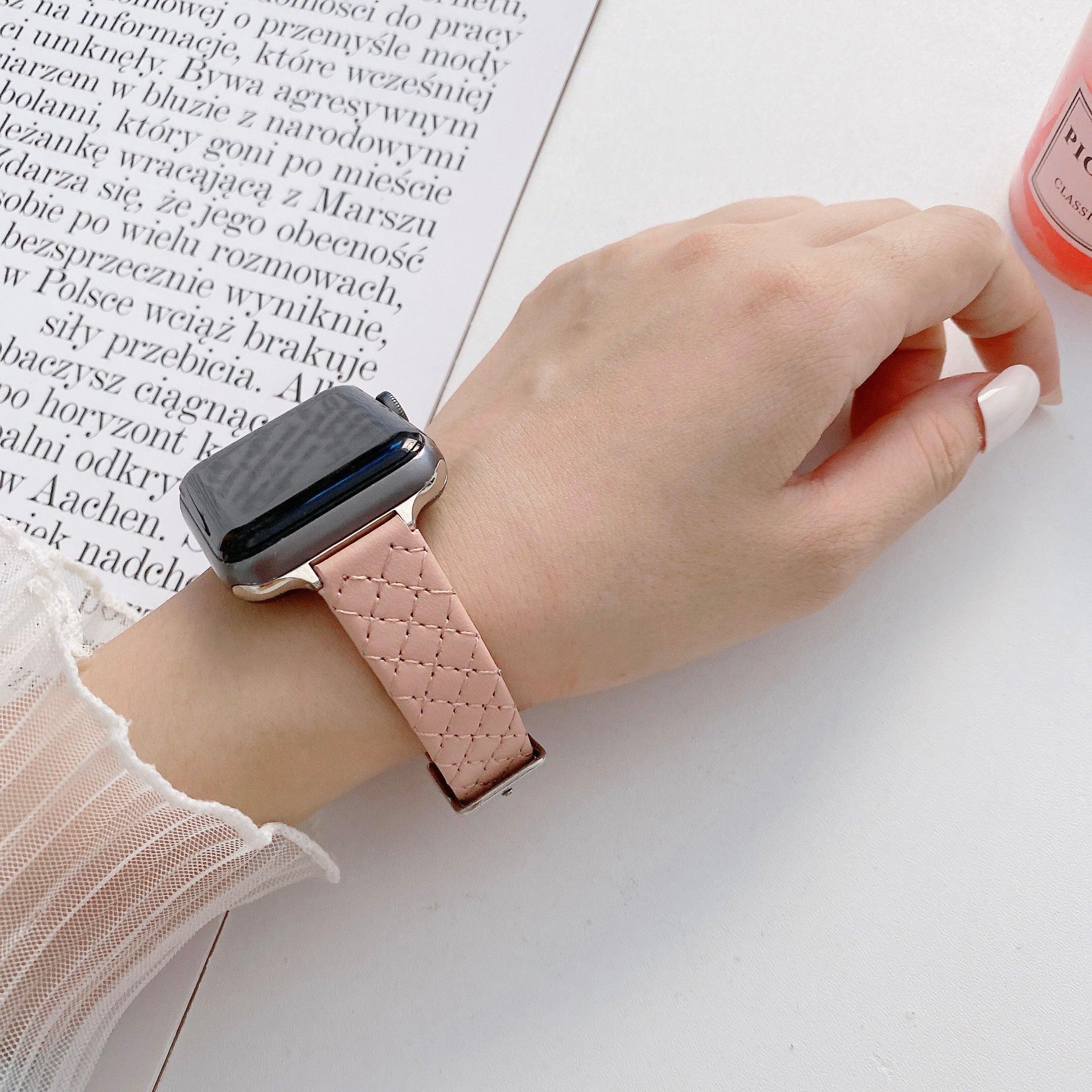 【6色】スリム スクエア 本革 applewatchバンド apple watch バンド givgiv