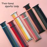 【6色】ツートン スポーツループ アップルウォッチ apple watch バンド givgiv