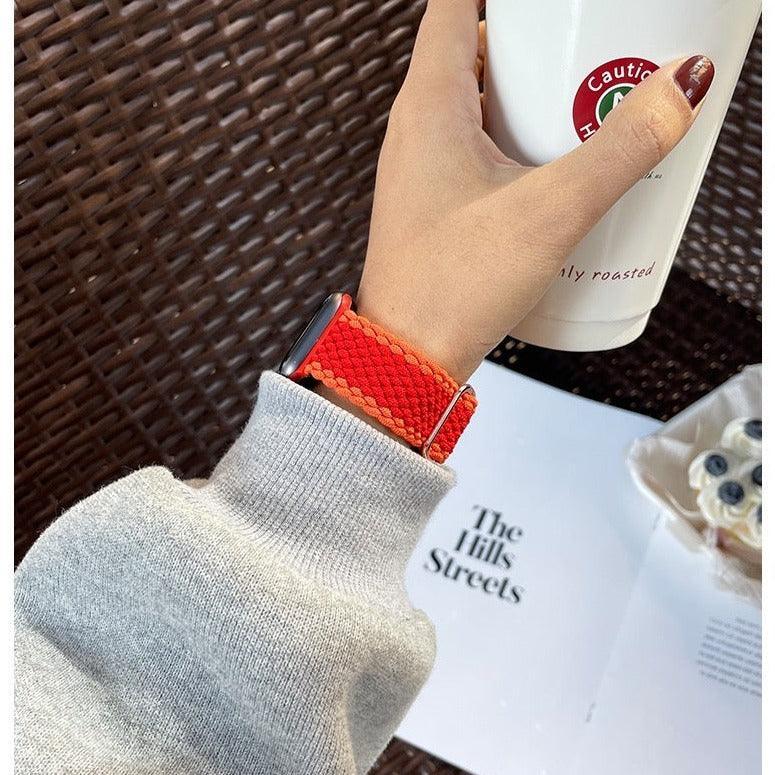 【6色】ツートン ストラップ ループ アップルウォッチバンド apple watch バンド givgiv