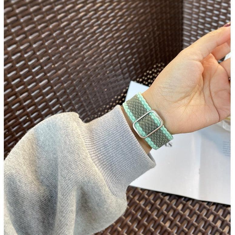 【6色】ツートン ストラップ ループ アップルウォッチバンド apple watch バンド givgiv