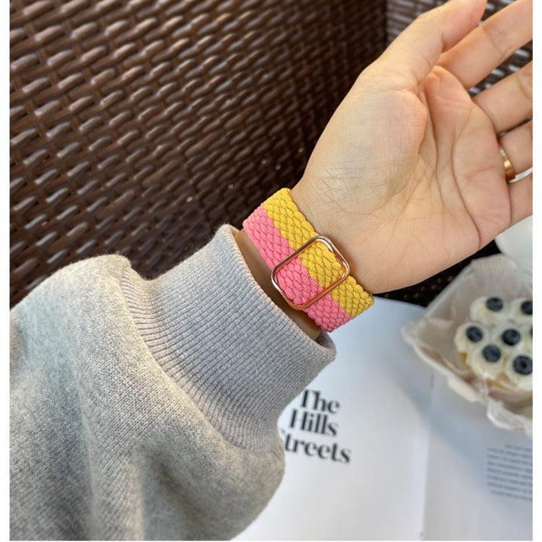 【6色】ツートン ストラップ ループ アップルウォッチバンド apple watch バンド givgiv