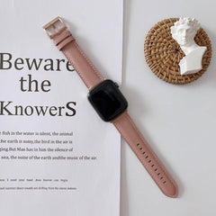 【7色】カーフスキン 本革 applewatchバンド apple watch バンド givgiv 38mm/40mm/41mm用 02小豆色