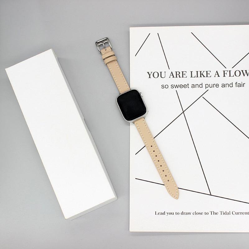 【8色】ステッチ アトラージュ 本革 バンド applewatch apple watch バンド givgiv 38mm/40mm/41mm用 01ベージュ