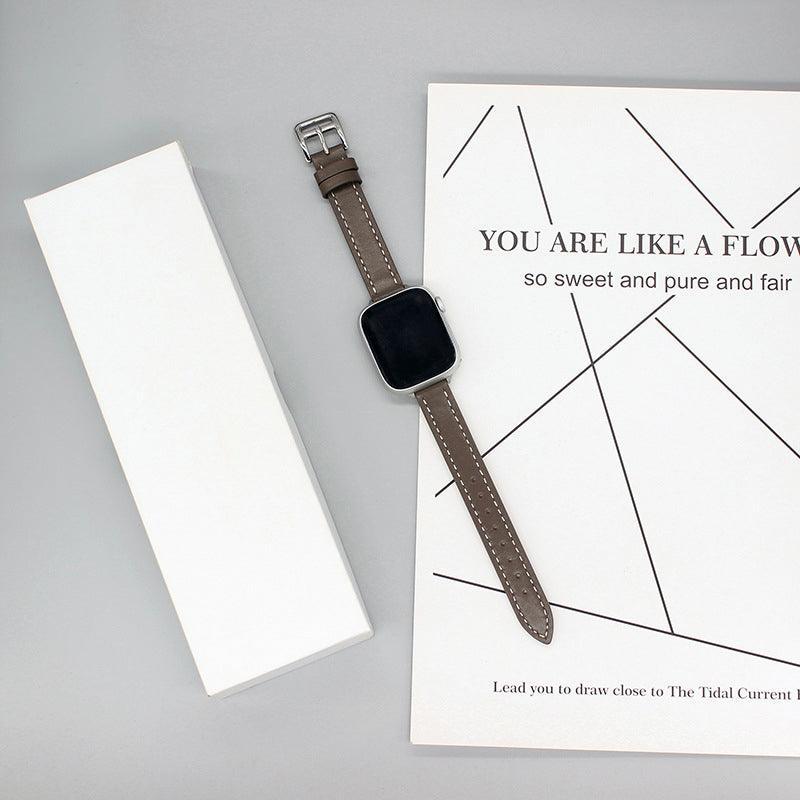 【8色】ステッチ アトラージュ 本革 バンド applewatch apple watch バンド givgiv 38mm/40mm/41mm用 04エトゥープ