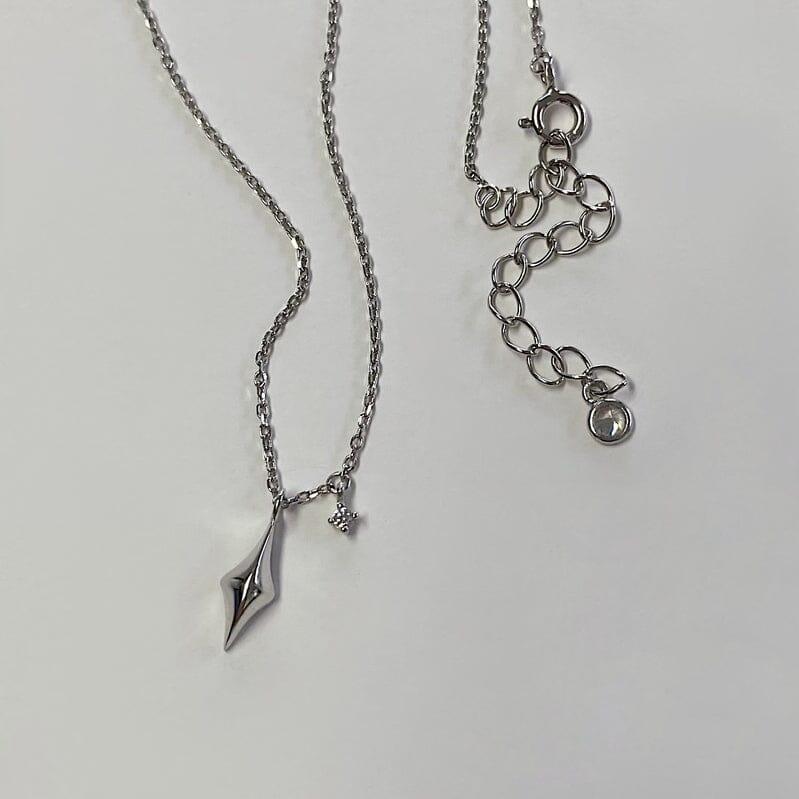 [925 Silver]ダブル フラッシュ ネックレス necklace younglong-seoul 