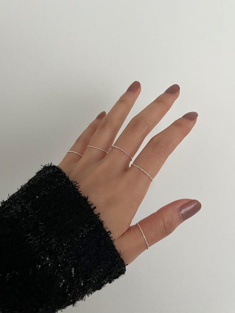 [925 Silver]シャイニー スリム カット リング ring younglong-seoul 
