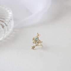 アン フラワー イヤーカフ Earcuffs bling moon