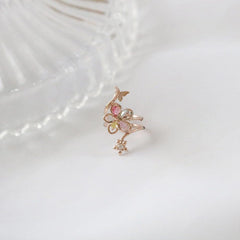 アン フラワー イヤーカフ Earcuffs bling moon