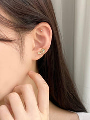 アン フラワー イヤーカフ Earcuffs bling moon