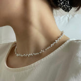 アンバランス真珠ネックレス necklace 10000won