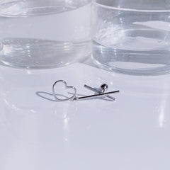 アンドラ ライン ハート X クロス ピアッシング Piercing from lizzy