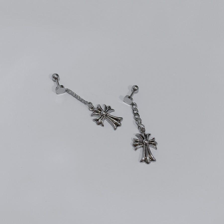 アンティーク クロス チェーン ドロップ ピアッシング Piercing from lizzy