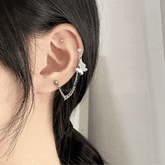 アンティーク蝶々ツーピンピアッシング Piercing bling moon