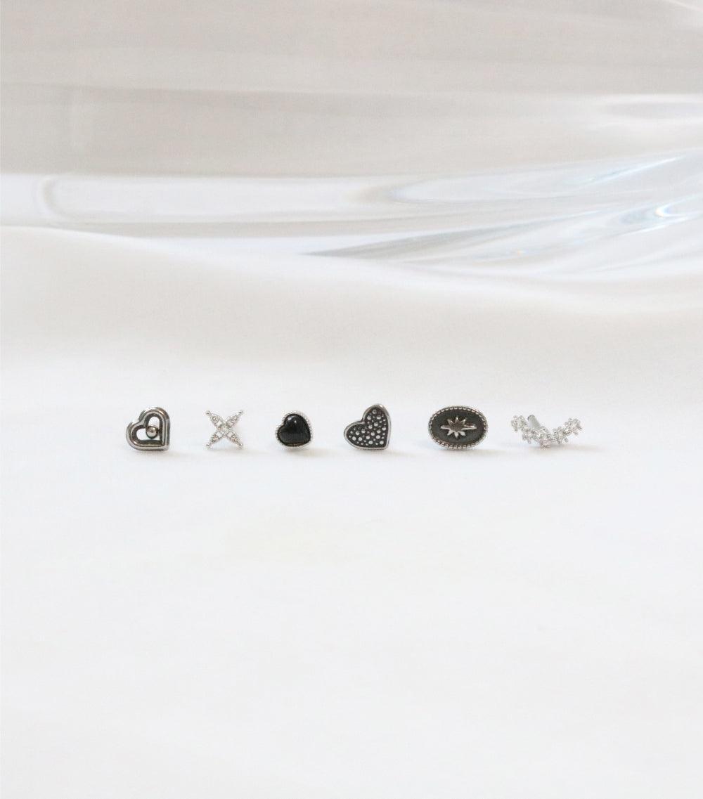 アンティークグリッター(ピアス/ピアッシング) Piercing bling moon