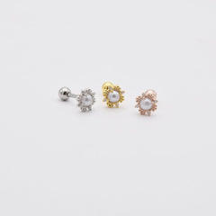 アンティークレース真珠 ピアッシング Piercing 10000won