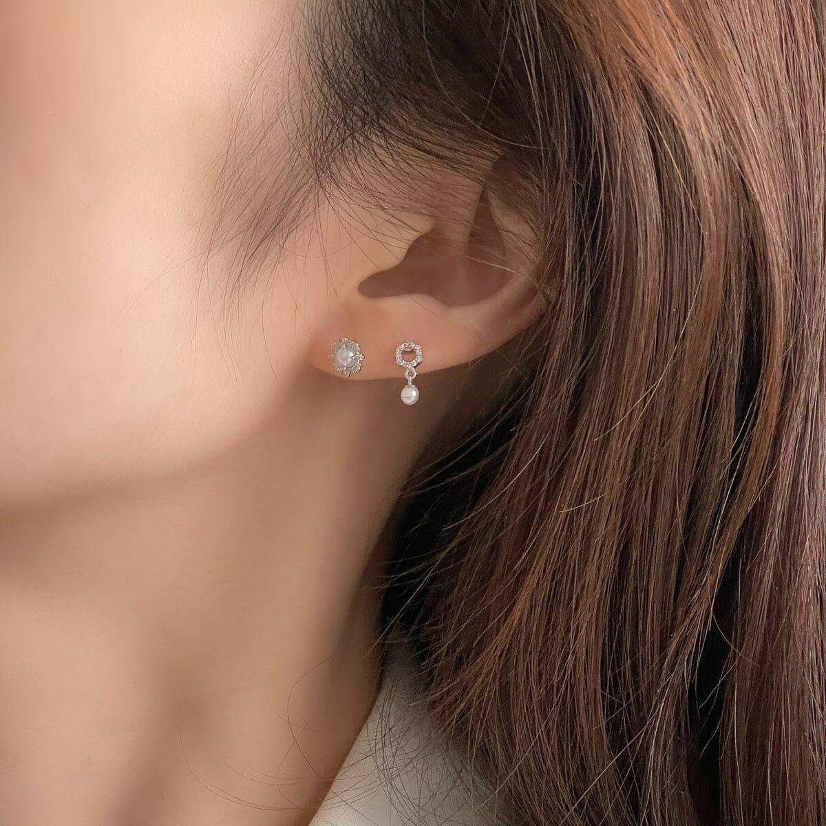 アンティークレース真珠 ピアッシング Piercing 10000won