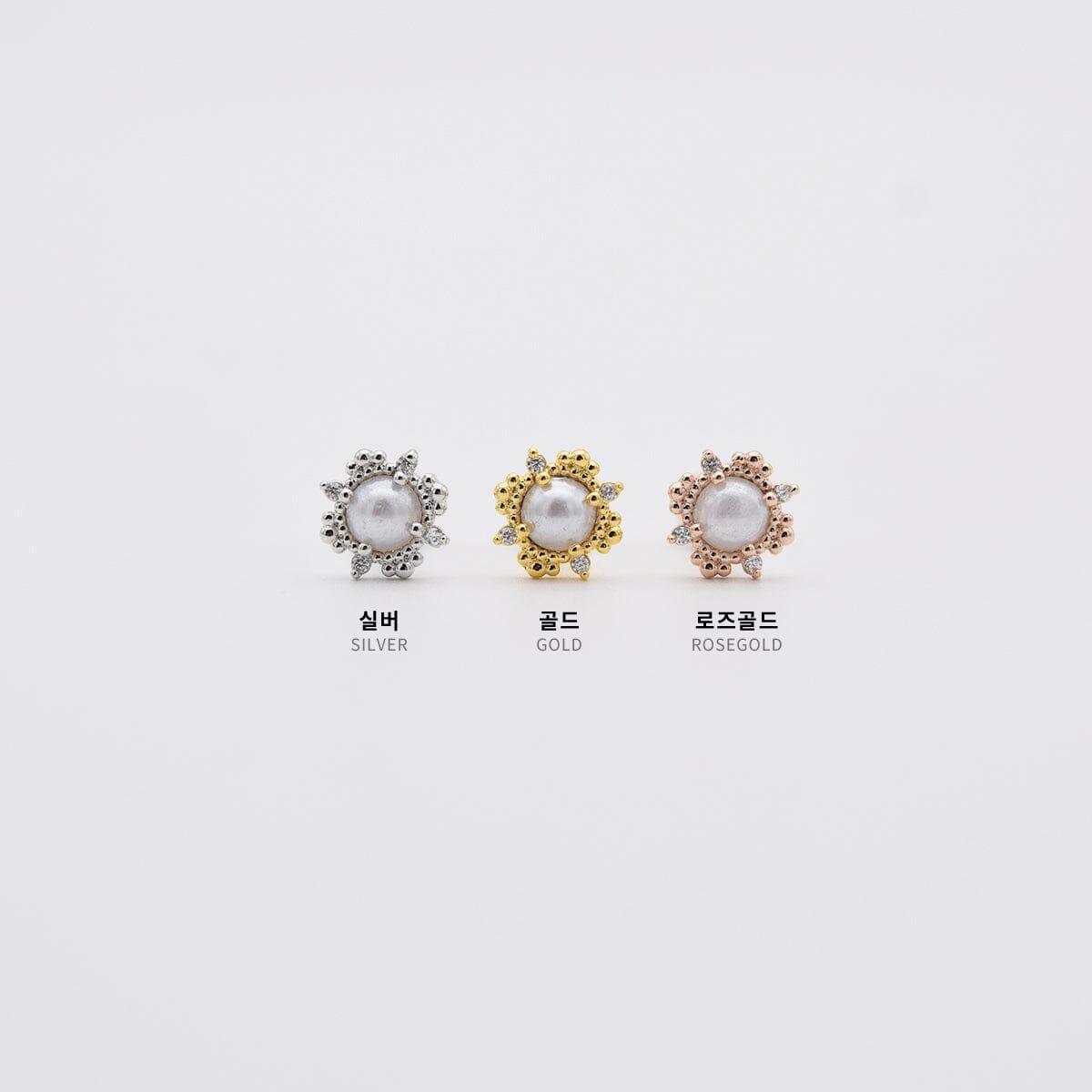 アンティークレース真珠 ピアッシング Piercing 10000won