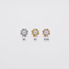 アンティークレース真珠 ピアッシング Piercing 10000won