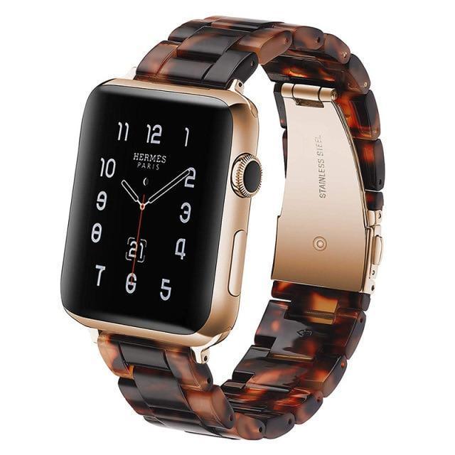 Apple Watch マーブル チェーン バンド (べっ甲)# apple watch バンド givgiv
