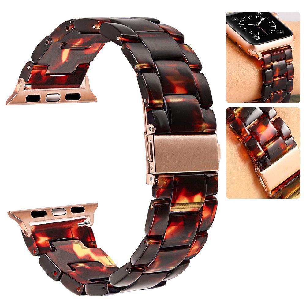 Apple Watch マーブル チェーン バンド (べっ甲)# apple watch バンド givgiv