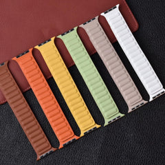 Apple Watch レザーリンク (White) apple watch バンド givgiv