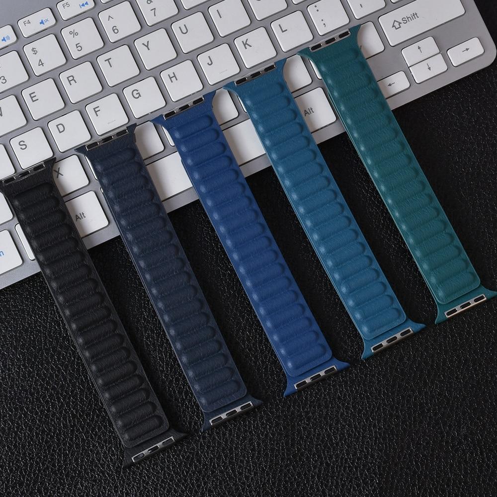 Apple Watch レザーリンク (White) apple watch バンド givgiv