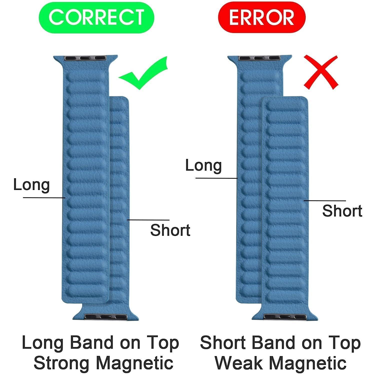 Apple Watch レザーリンク (White) apple watch バンド givgiv