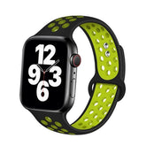 Apple Watch 穴 スポーツバンド(Black yellow) apple watch バンド givgiv black-yellow 38mm/40mm/41mm用 S/M