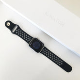 Apple Watch 穴 スポーツバンド(ブラック&グレー) apple watch バンド givgiv