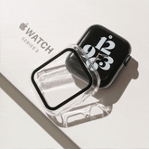 Apple watch透明フルカバー強化ガラスケース watch VIEWLAP