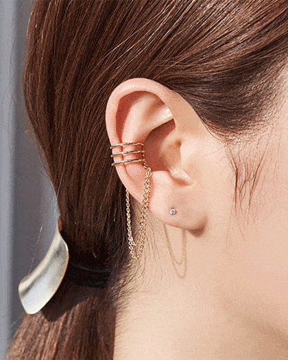 Arabian 3Line イヤーカフ Earcuffs soo&soo