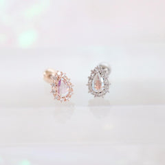 Aurora opal (ピアス/ピアッシング) Piercing bling moon