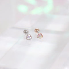 Aurora opal (ピアス/ピアッシング) Piercing bling moon