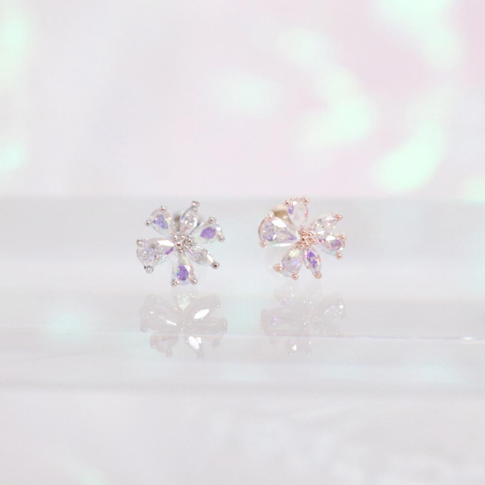 Aurora opal (ピアス/ピアッシング) Piercing bling moon