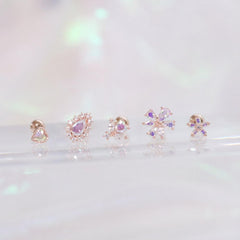 Aurora opal (ピアス/ピアッシング) Piercing bling moon