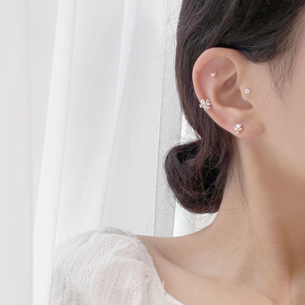 Aurora opal (ピアス/ピアッシング) Piercing bling moon