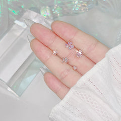 Aurora opal (ピアス/ピアッシング) Piercing bling moon