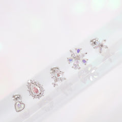 Aurora opal (ピアス/ピアッシング) Piercing bling moon