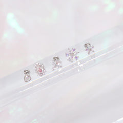 Aurora opal (ピアス/ピアッシング) Piercing bling moon