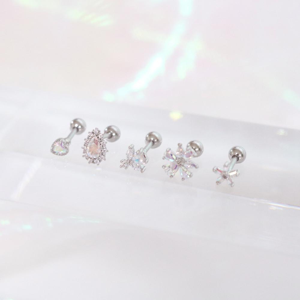 Aurora opal (ピアス/ピアッシング) Piercing bling moon