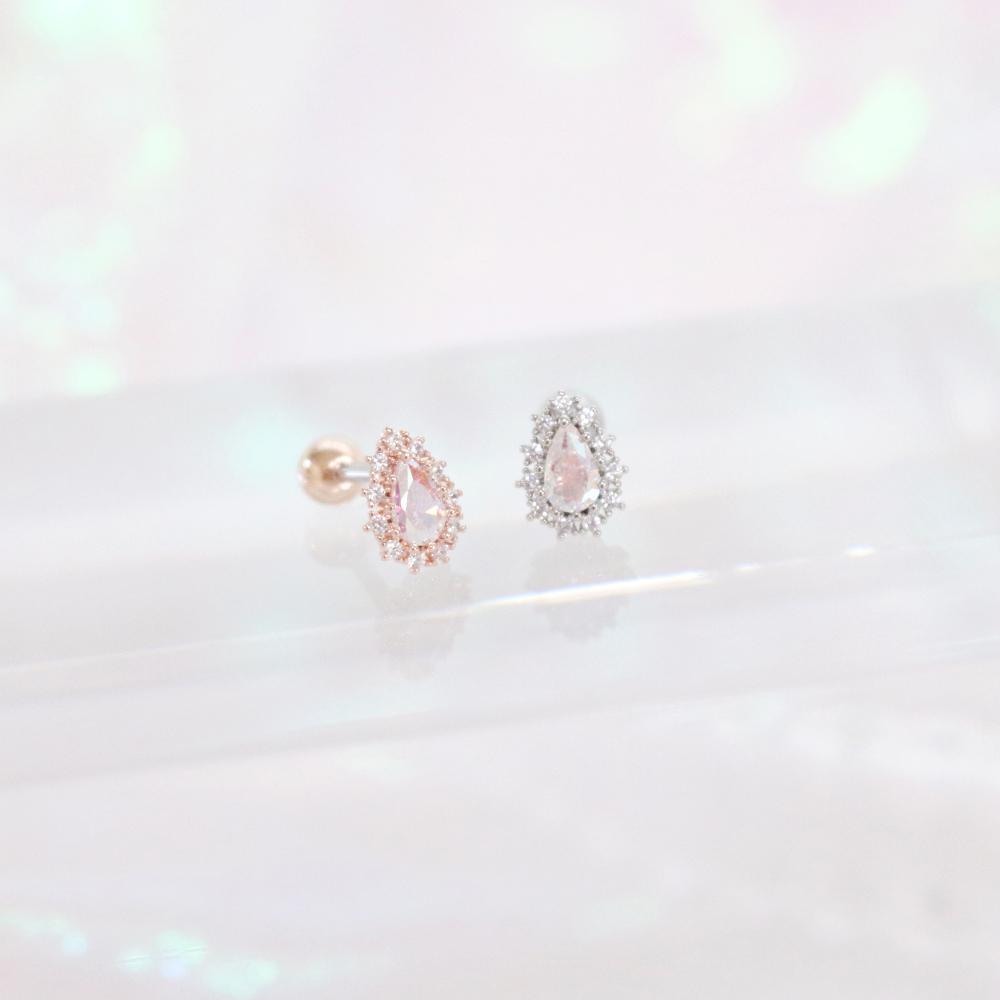 Aurora opal (ピアス/ピアッシング) Piercing bling moon