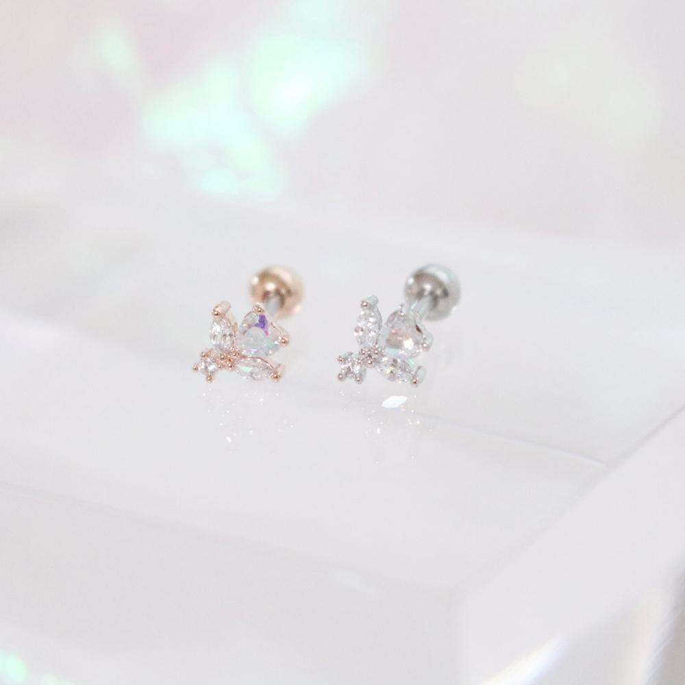 Aurora opal (ピアス/ピアッシング) Piercing bling moon